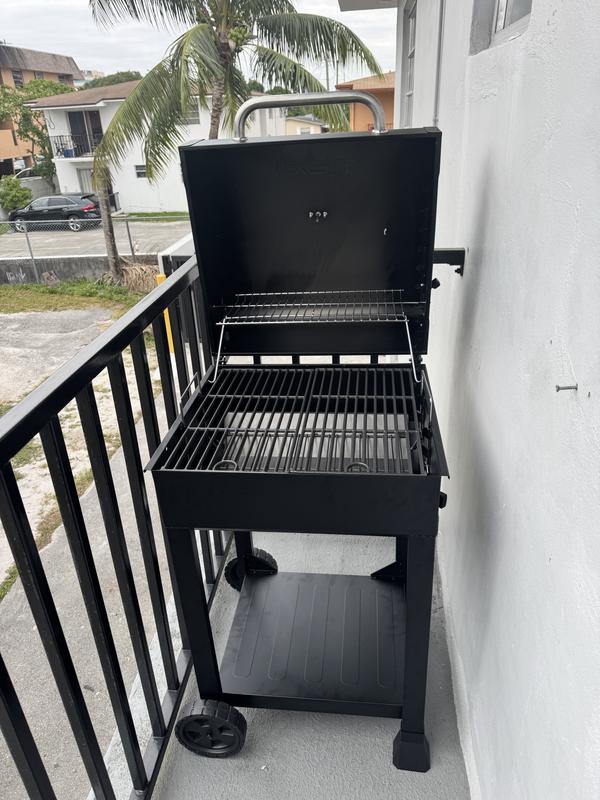 Nexgrill 29 inch Barrel Charcoal Grill with Smoker | Nexgrill