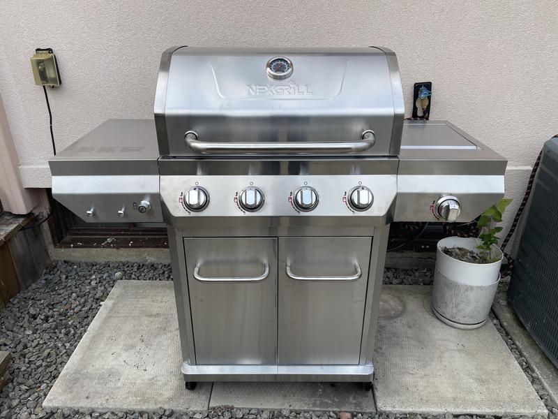 Side Burner Nexgrill Griddle Reviews Nexgrill 6-Burner Propane Gas