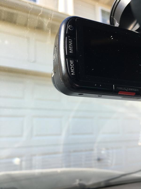 Fits easy behind mirror