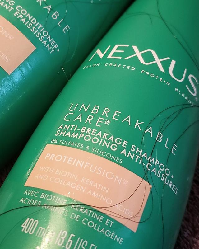  Nexxus Unbreakable Care Shampoo, Conditioner, and Leave-In  Spray 3 Pack For Fine and Thin Hair with Keratin, Collagen, Biotin : Beauty  & Personal Care