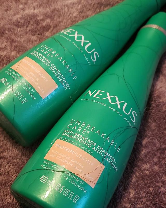  Nexxus Unbreakable Care Shampoo, Conditioner, and Leave-In  Spray 3 Pack For Fine and Thin Hair with Keratin, Collagen, Biotin : Beauty  & Personal Care