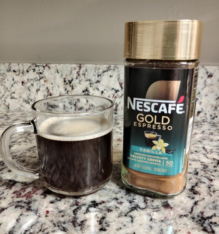 Gold Vanilla Flavored Instant Coffee 3.5oz Jar | NESCAFÉ® US
