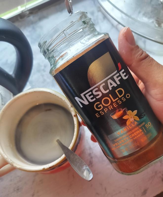 Gold Vanilla Flavored Instant Coffee 3.5oz Jar | NESCAFÉ® US