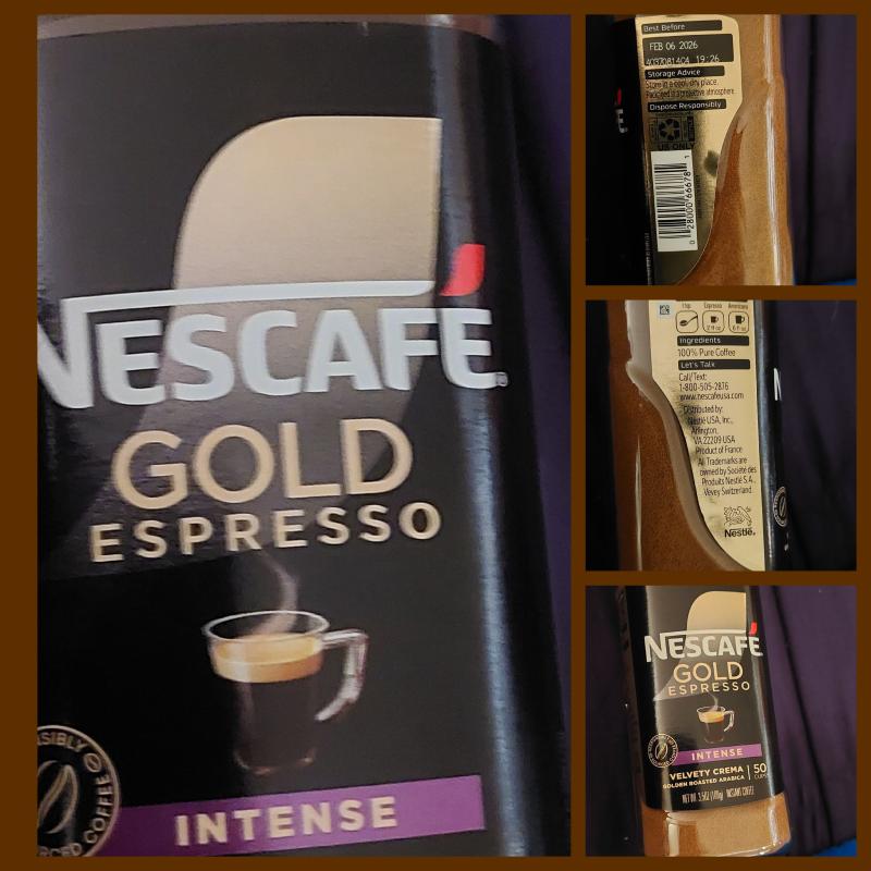 Gold Dark Roast Intense Instant Coffee 3.5oz Jar| NESCAFÉ® US