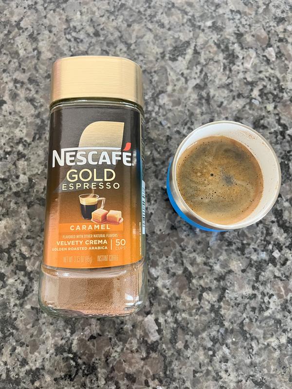 Gold Caramel Flavored Instant Coffee 3.5oz Jar | NESCAFÉ® US