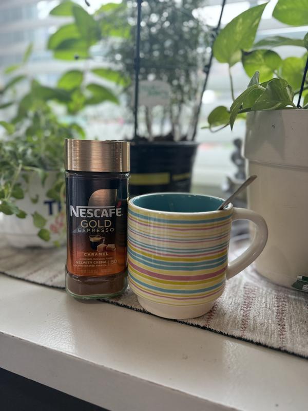 Gold Caramel Flavored Instant Coffee 3.5oz Jar | NESCAFÉ® US
