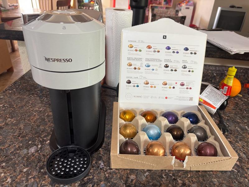 Nespresso Vertuo Next - Deluxe Matte Black Chrome | Small Coffee