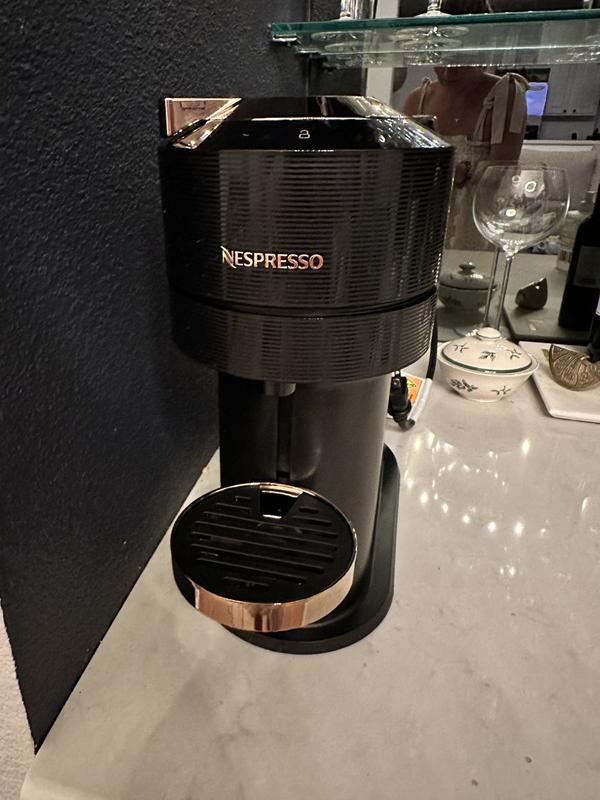 Nespresso Vertuo Next Coffee Espresso Machine 18Oz Deluxe Matte Black Rose  Gold