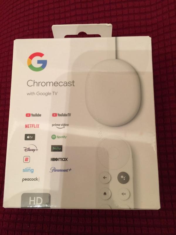 Chromecast Google GA03131 Google Tv HD 8GB Blanco – Aloise