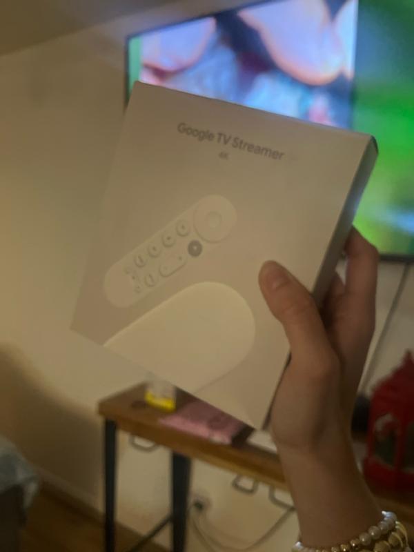Google TV Streamer Device (4K) in Porcelain Finish | Abt