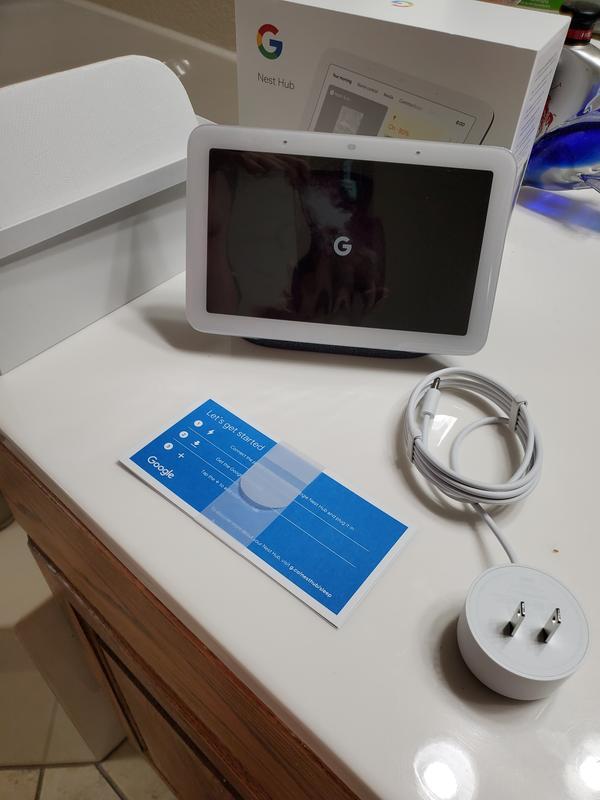 Google Nest Hub 2nd Gen Smart Home Speaker and 7 inch Display with Google  Assistant in Mist in the Smart Speakers & Displays department at