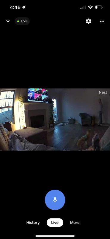 Live view with low light