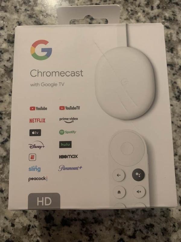 Google Chromecast with Google TV (HD) (Snow) GA03131-US B&H