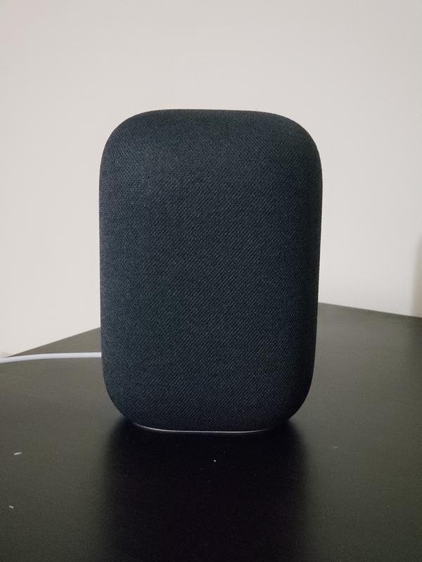 Google Nest Audio Smart Speaker with Google Assistant Voice Control in Sky  in the Smart Speakers & Displays department at