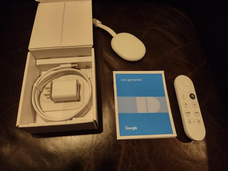 Chromecast Google GA03131 Google Tv HD 8GB Blanco – Aloise