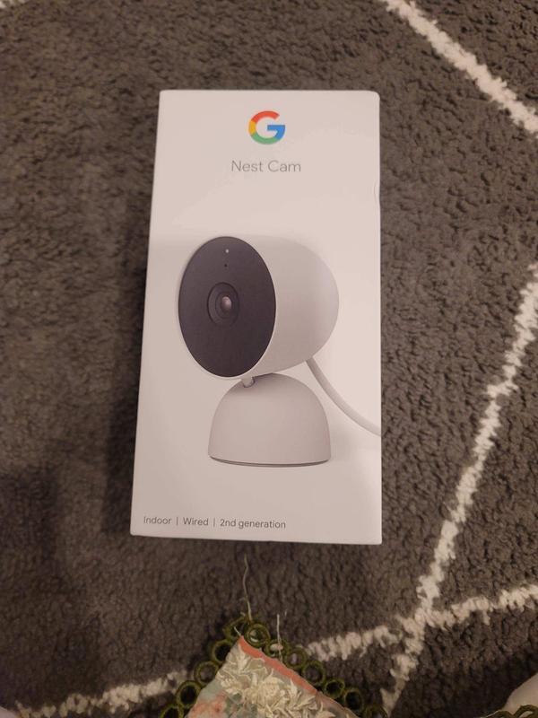 Google Nest Cam - Indoor Wired Home Security Camera - Smart