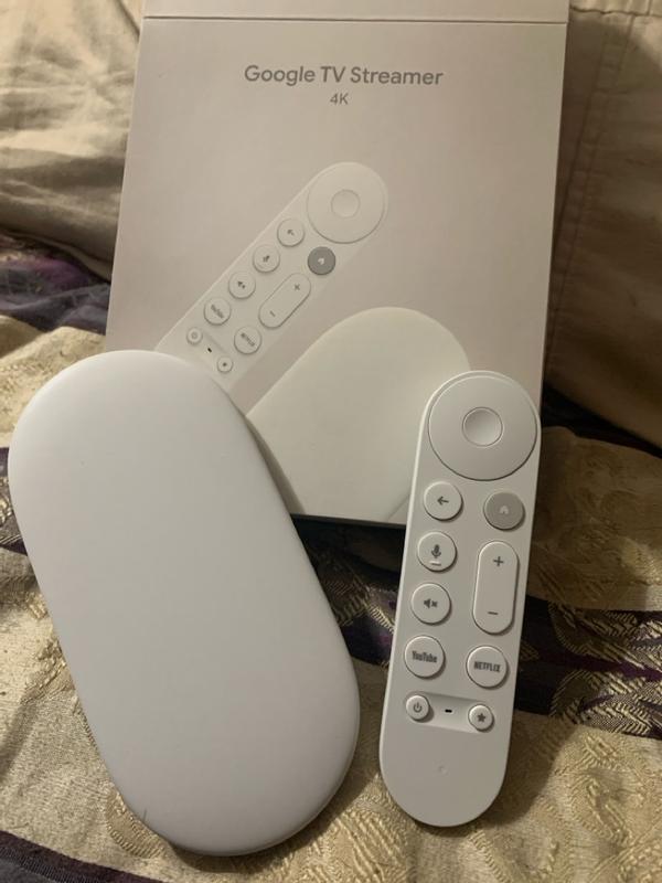 Google TV Streamer (4K) + Google TV Streamer Voice Remote