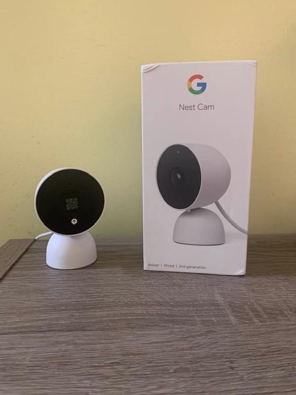  Google indoor Nest Security Cam 1080p (Wired) - 2nd Generation  - Snow : Electronics