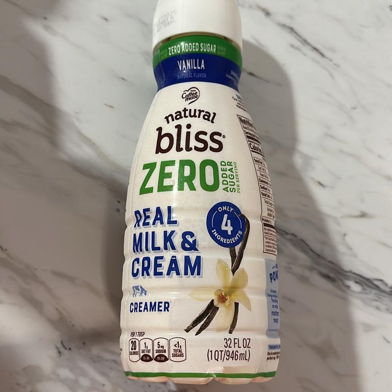 Liquid Creamer Sugar Free Vanilla | Official natural bliss®