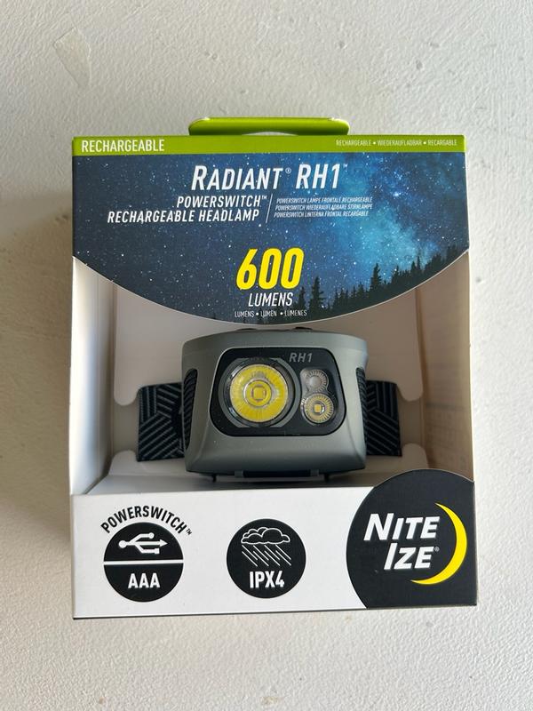 Radiant™ RH1™ PowerSwitch™ Rechargeable Headlamp