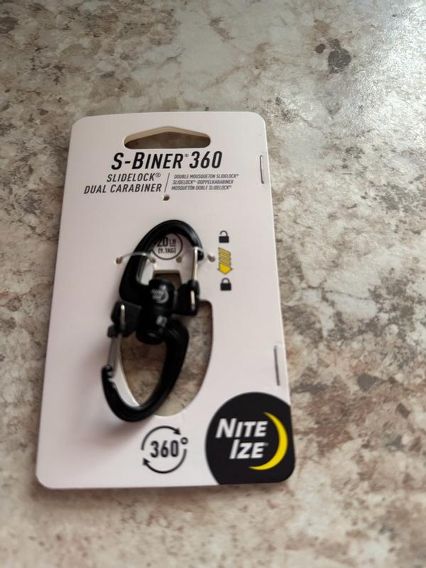 Nite Ize S-Biner 360 SlideLock Dual Carabiner, Swivel