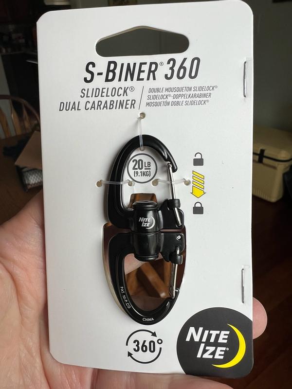 S-Biner® 360 SlideLock® Dual Carabiner