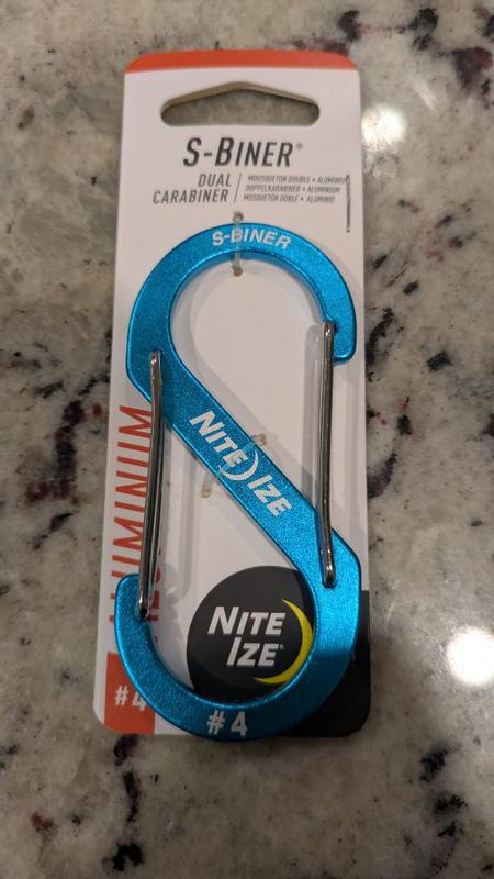 Nite Ize S-Biner Dual Mousqueton En Aluminium - Clip Double Porte Robuste Pour Clés, Outils Et Équipement