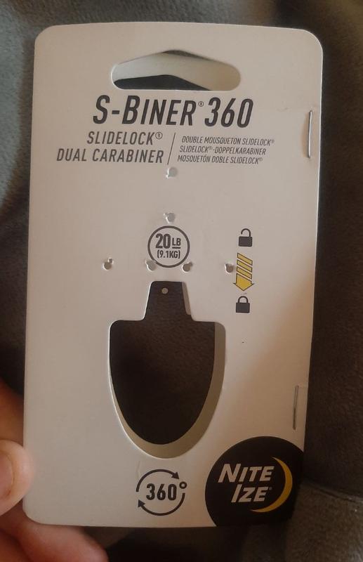 S-Biner® 360 SlideLock® Dual Carabiner