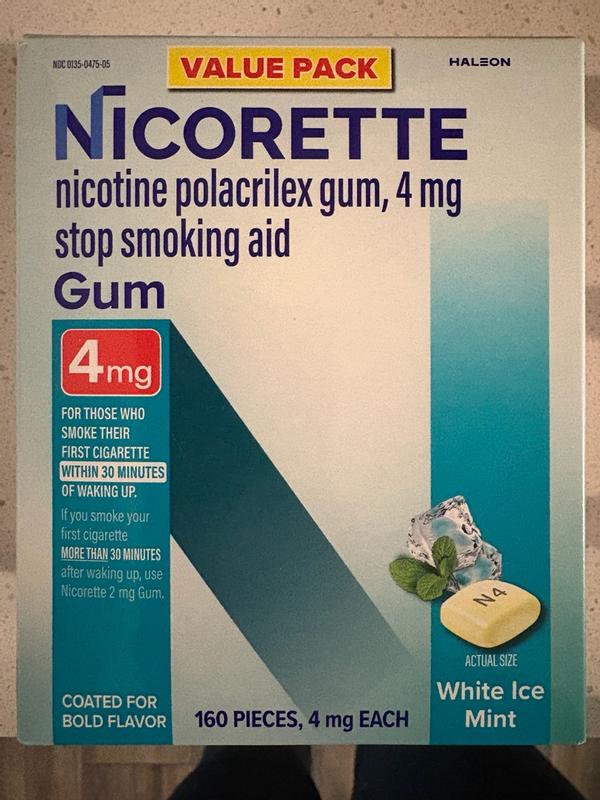 does nicotine gum smell like cigarettes Nicorette Fruit Chill Flavor 4mg 20ct Misconception About Nicotine Gums -