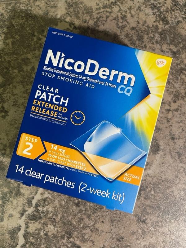 patches to stop smoking cigarettes NicoDerm® CQ® Patch Step 2