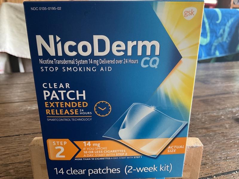 patches to stop smoking cigarettes NicoDerm® CQ® Patch Step 2