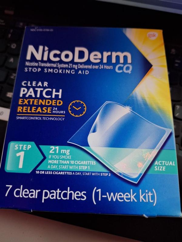 patch 21 mg et cigarette électronique Nicopatch 21mg/24h : substitut nicotinique pour arrêter de fumer main image 0