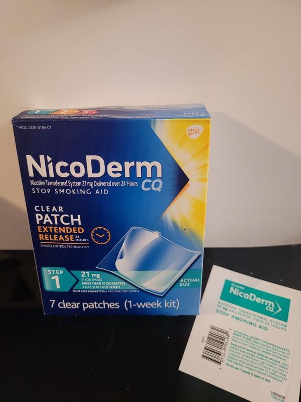 patch 21 mg et cigarette électronique NICOTINE TRANSDERMAL SYSTEM, STEP 1, STEP 2, STEP 3 main image 1