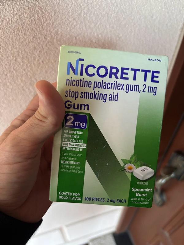 chewing gum stop smoking cigarettes How to Use Nicotine to Quit Try 2mg if you vape or smoke more than 30 minutes after waking up Galpharm Nicotine Replace 4mg Gum