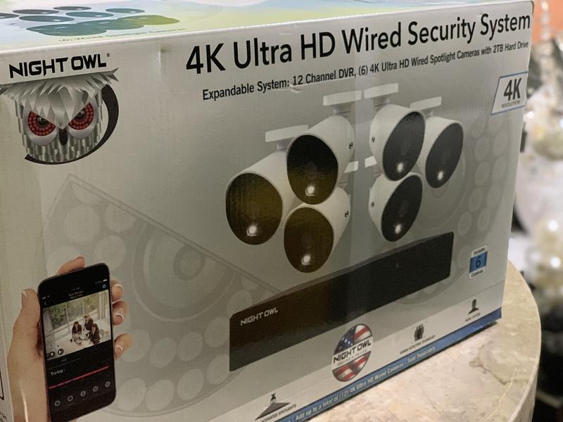 night owl 4k ultra hd wired security system 12 channel