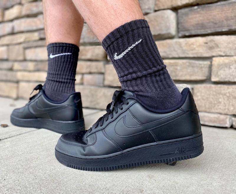 black low air force ones