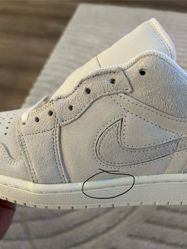 Air Jordan 1 Low SE Craft ( Pale Ivory/Sail) Jordan 1 Low SE Craft Pale Ivory Men main image 4