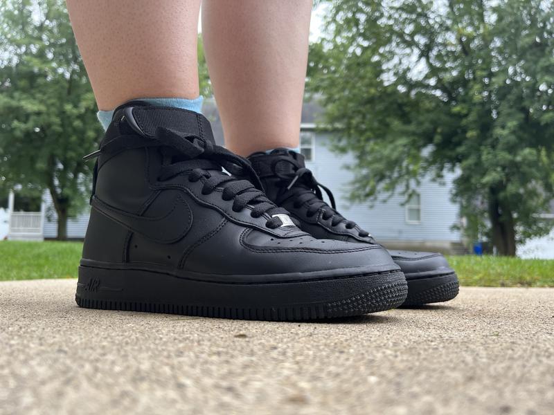 Nike air force 1 womens high tops black best sale