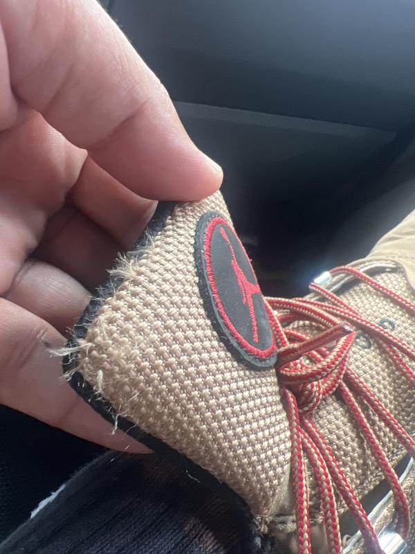 Customer photo for "Tongue of the shoe is peeling off"
