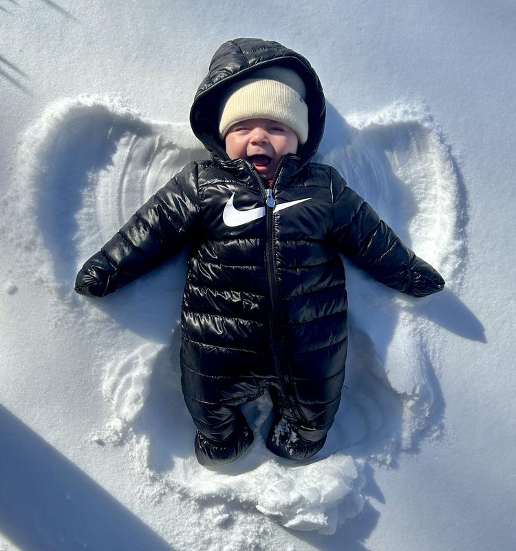 Nike Baby Boys Hooded Swoosh Snowsuit - Macy's