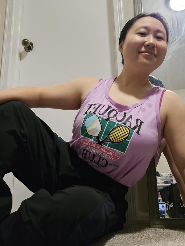 Customer photo for "Tech Woven Oversize Pant Review"