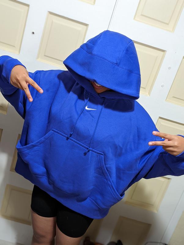 Nike hoodie women blue hotsell