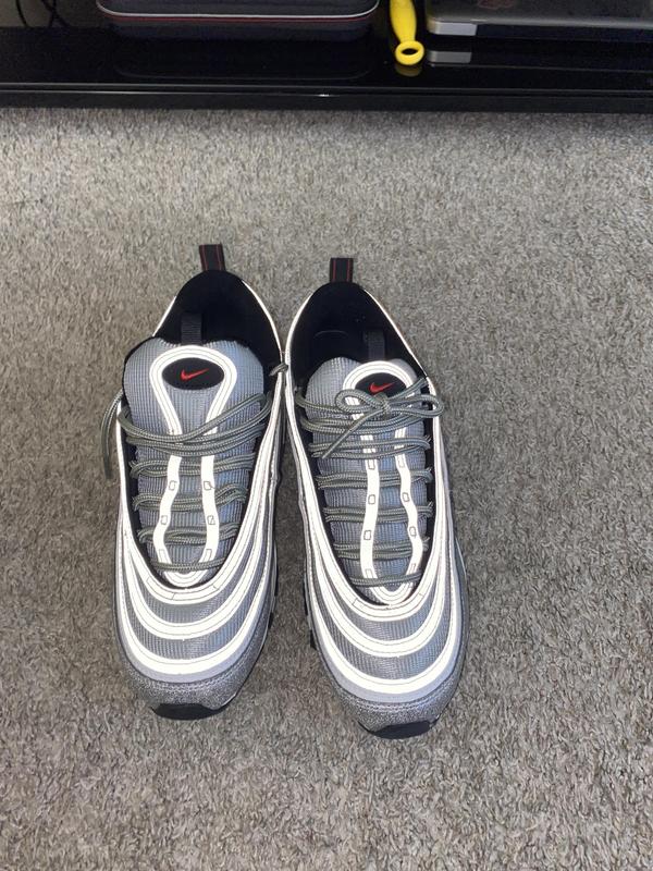 Customer photo for "Comfy shoe but runs a bit small"