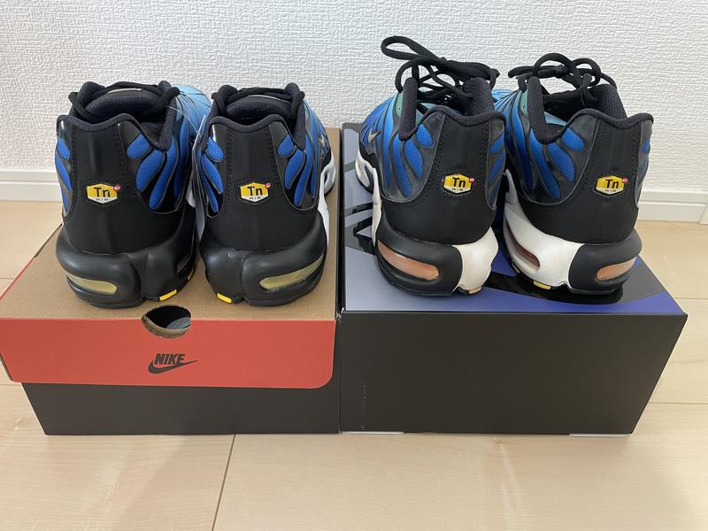 NIKE AIR MAX PLUS OG BLACK/CHAMOIS-SKY BLUE-HYPER BLUE（ナイキ