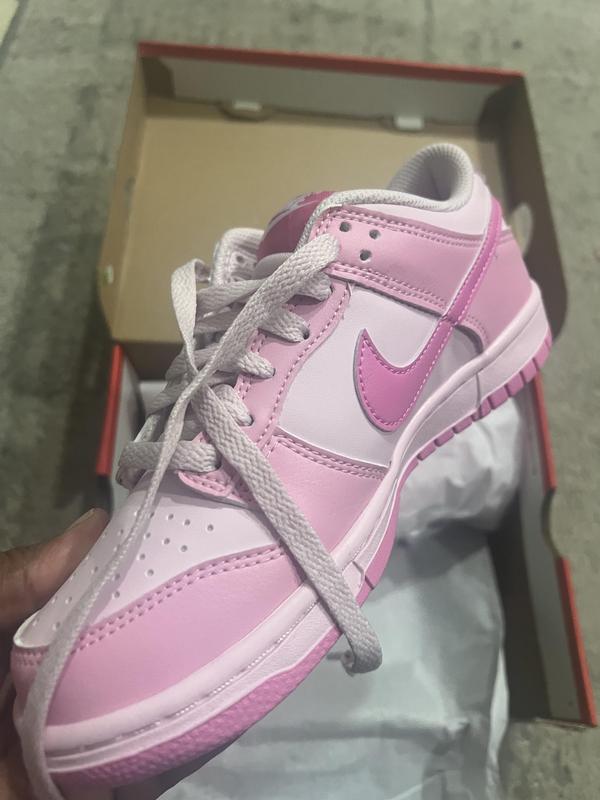 Customer photo for "Triple Pink Dunks"