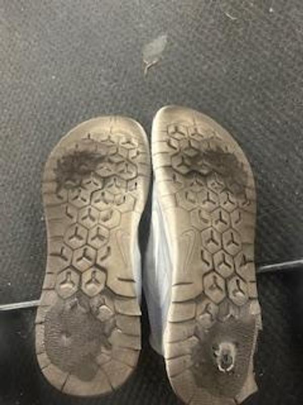 I started wearing these in late July and by early October this is the amount of wear they have.