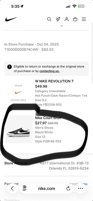 Photo submitted with review of product