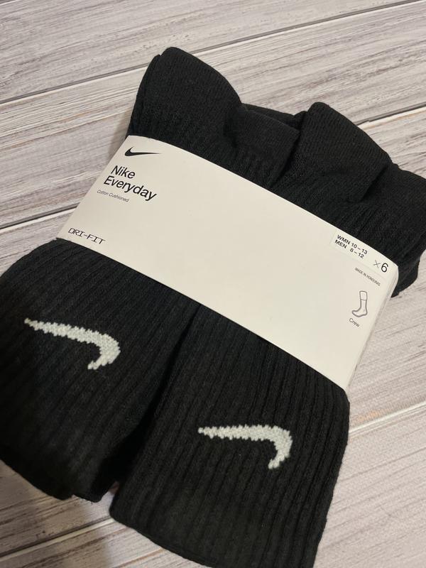 Nike Men s Cotton Crew Socks 6 Pack Macy s