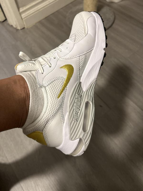 Nike Air Max Excee Gold and White