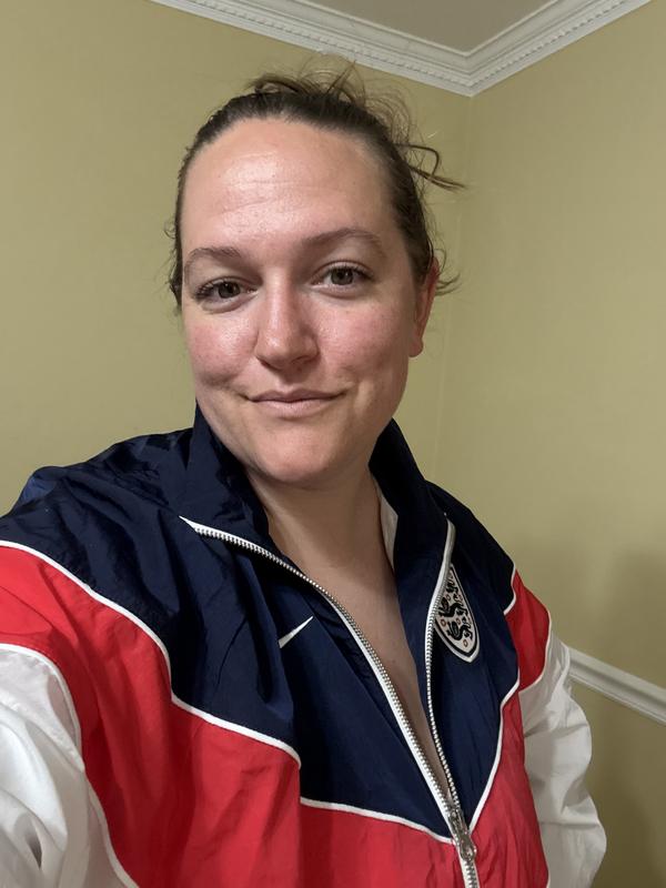 Nike Women's White England National Team Windrunner UV Woven Full